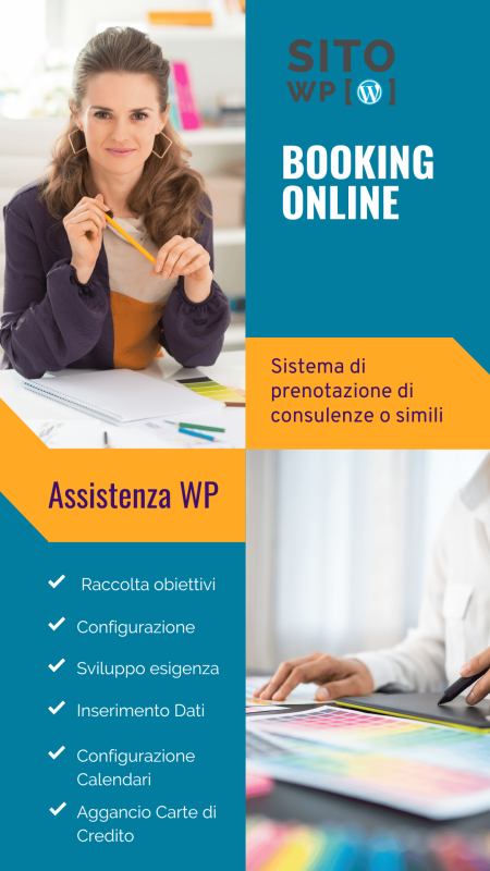 configurazione sistema booking per sito web